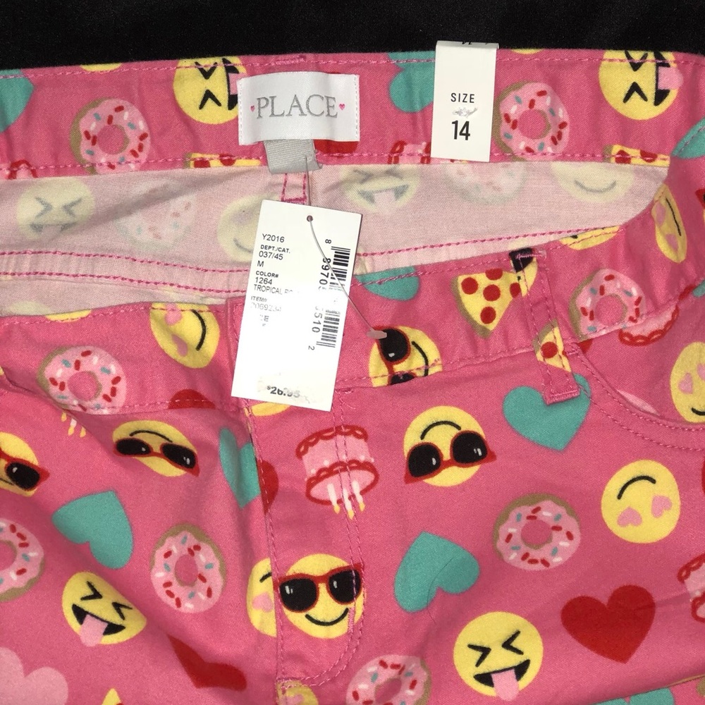 Girls size 14 Emoji Pants